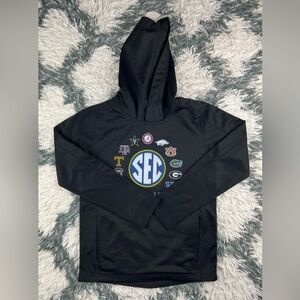 Outer Stuff Kids Boys SEC South Eastern Conference Hoodie Black M